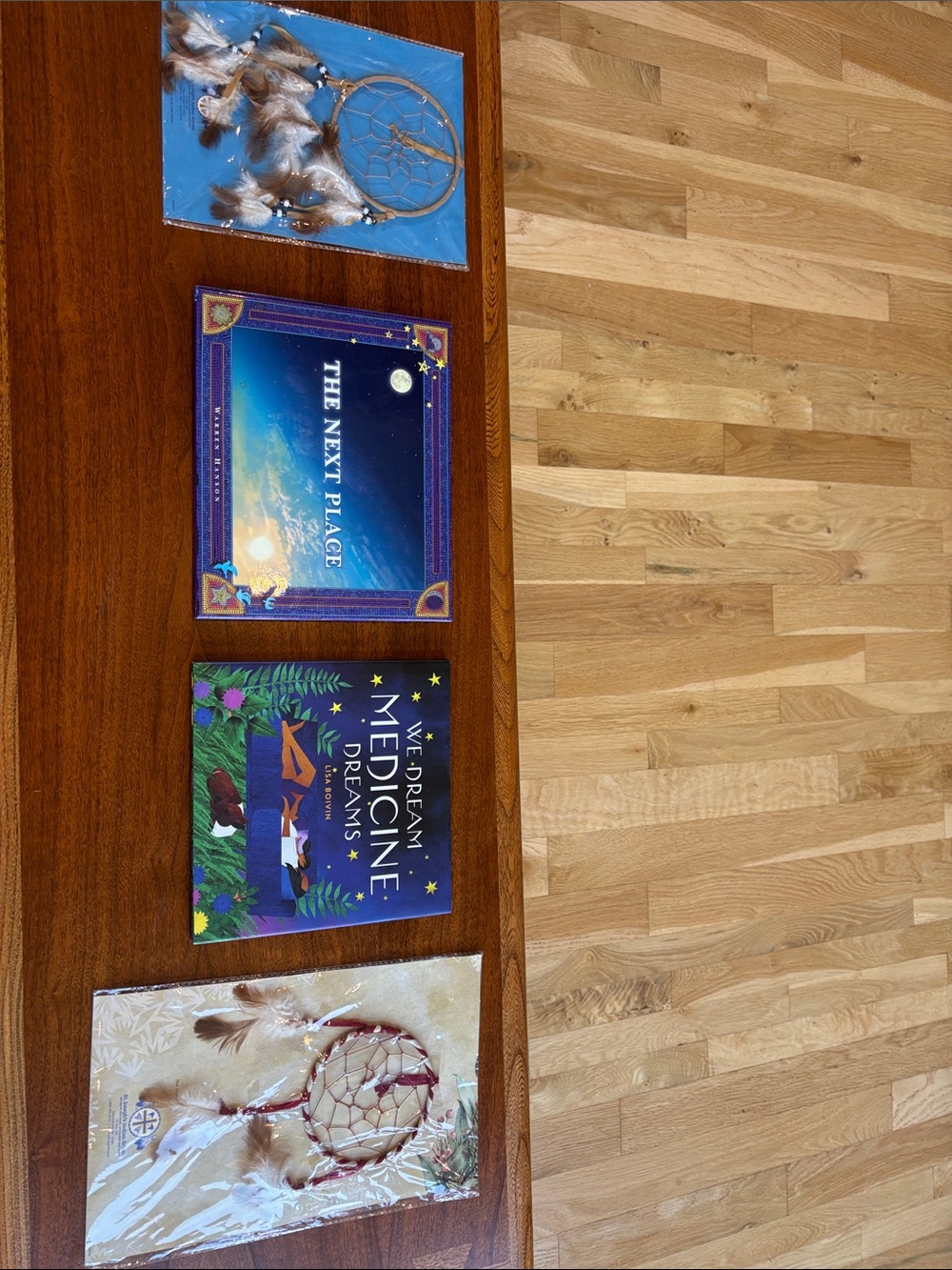 Native American Set of 2 Books and 2 Dream Catchers
